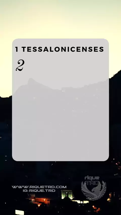 1 Tessalonicenses 02