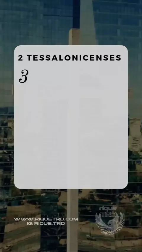 2 Tessalonicenses 03